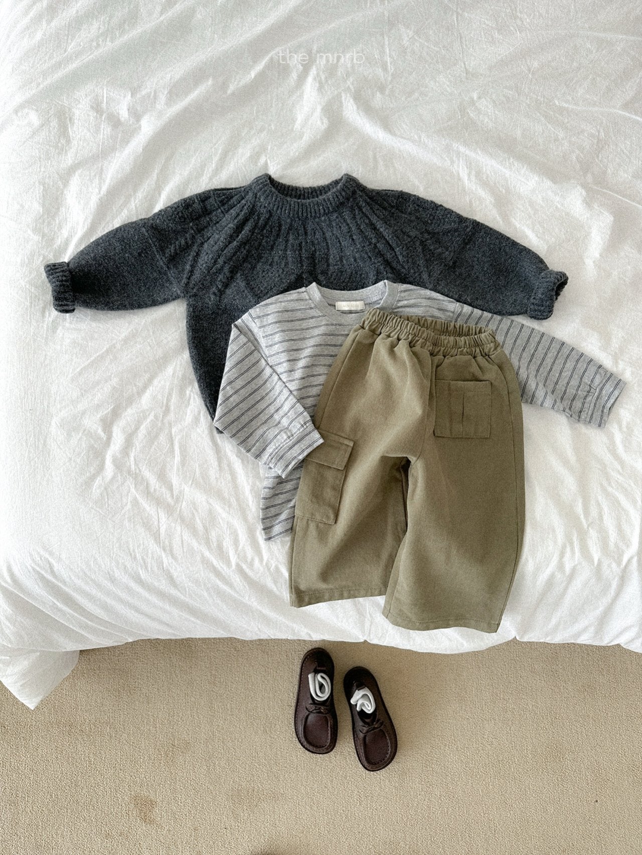 ［minirobe］Cable knitwear