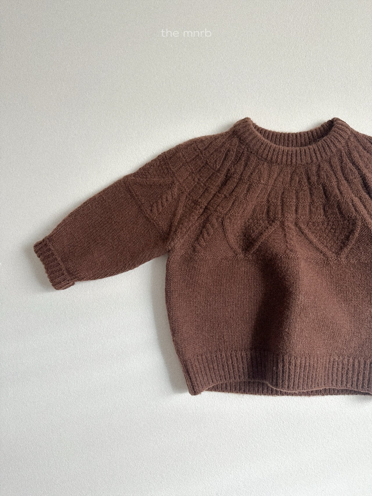 ［minirobe］Cable knitwear