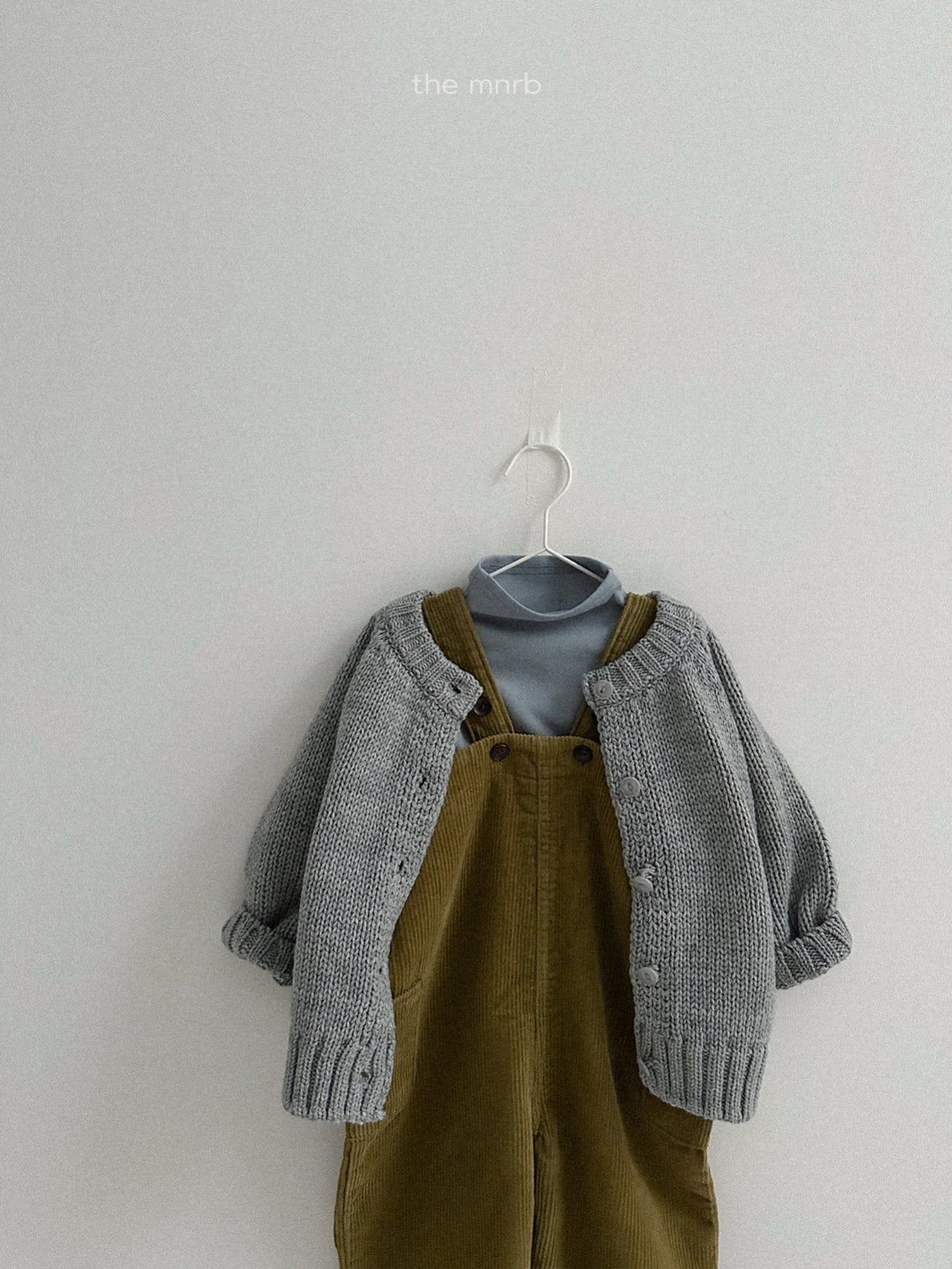 ［minirobe］Peach warm halfneck tee