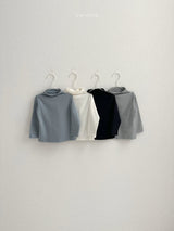 ［minirobe］Peach warm halfneck tee