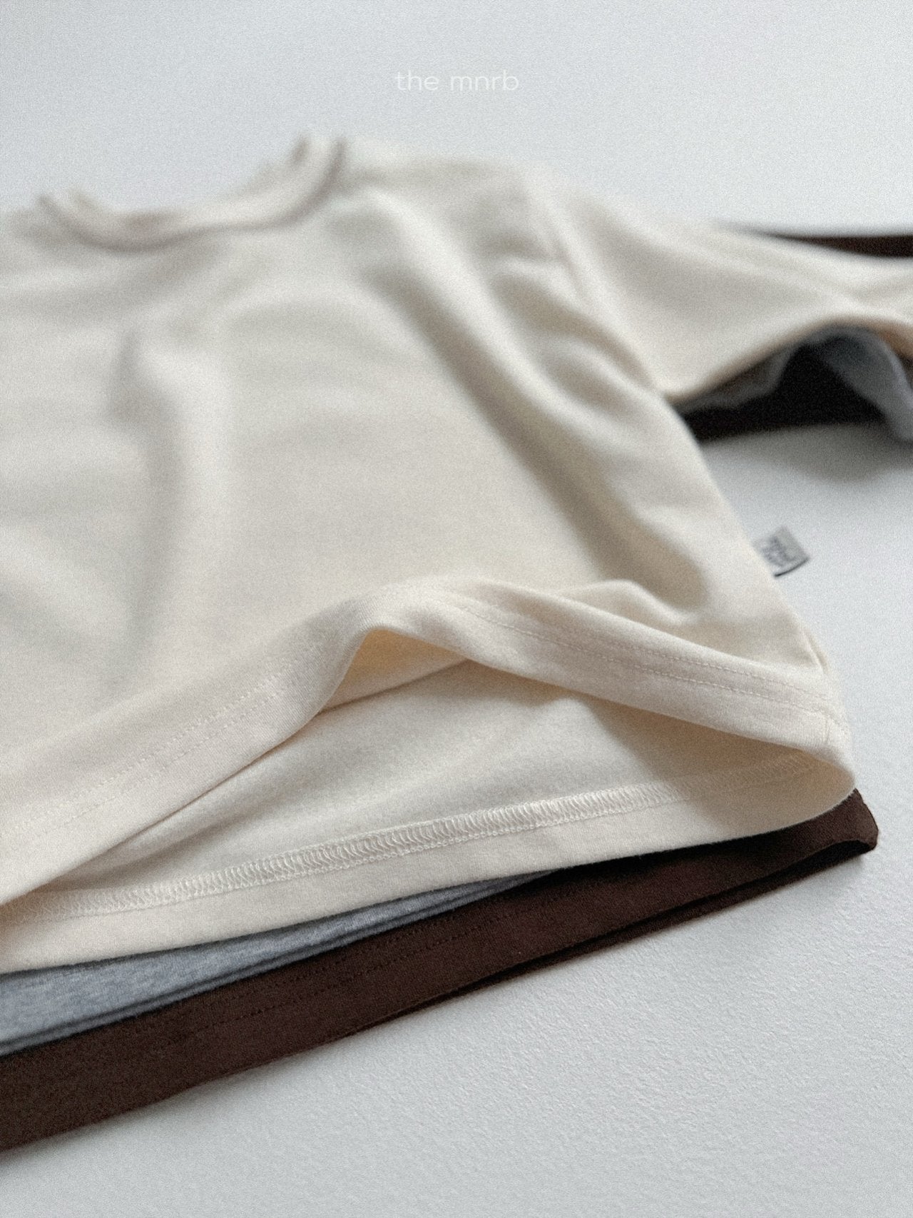 ［minirobe］Soft long-sleeved t-shirt