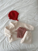 ［minirobe］King's fleece semi-jip-up