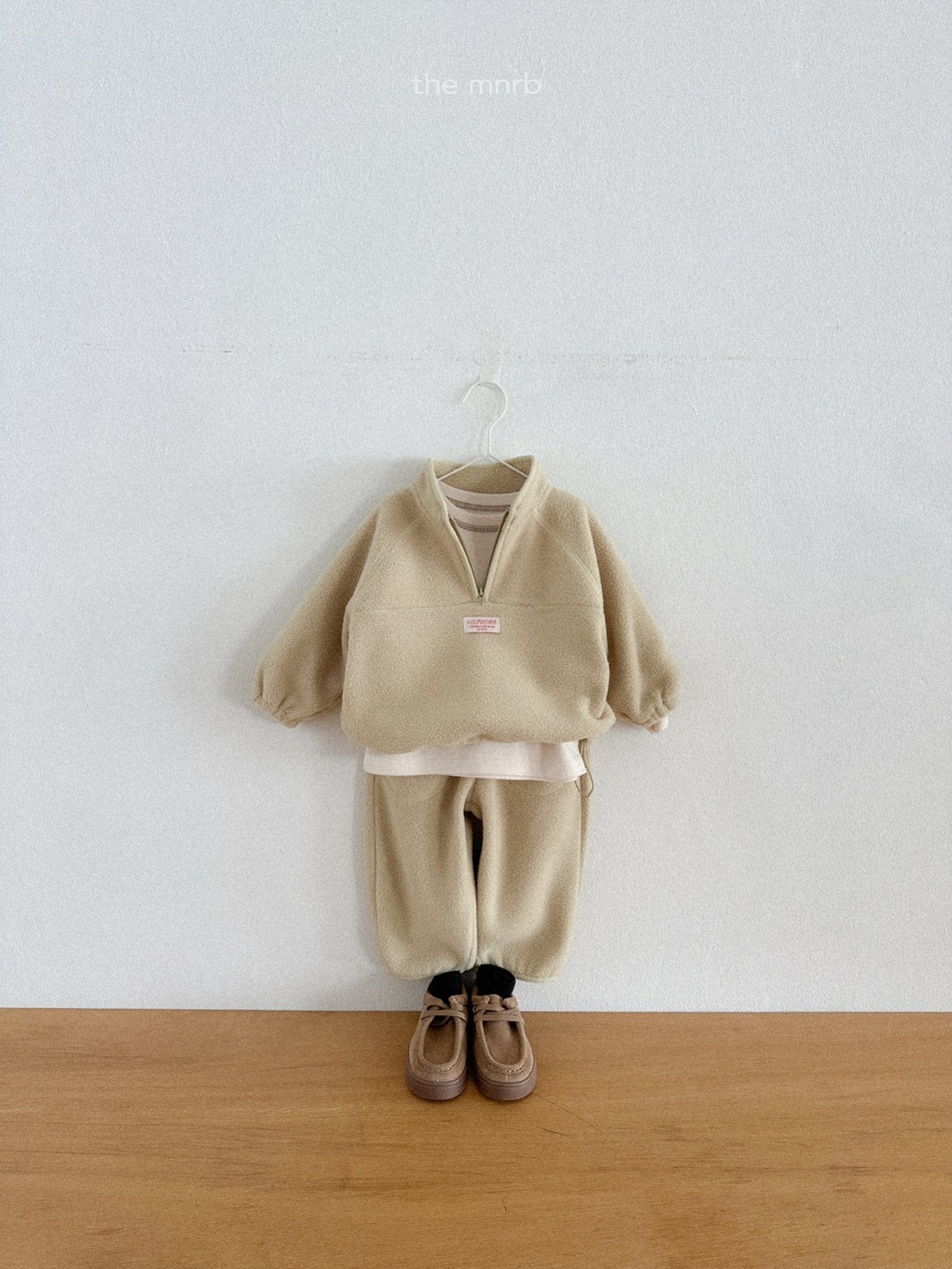 ［minirobe］King's fleece semi-jip-up