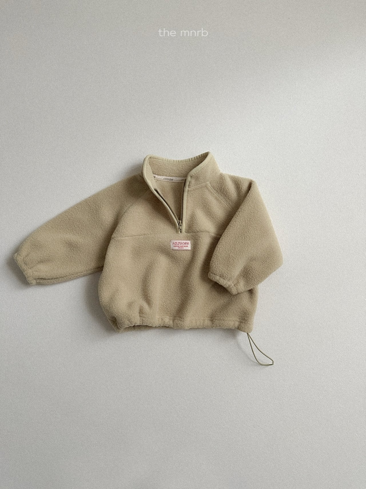 ［minirobe］King's fleece semi-jip-up