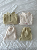 ［minirobe］King's fleece semi-jip-up