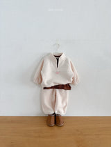 ［minirobe］King's fleece jogger pants