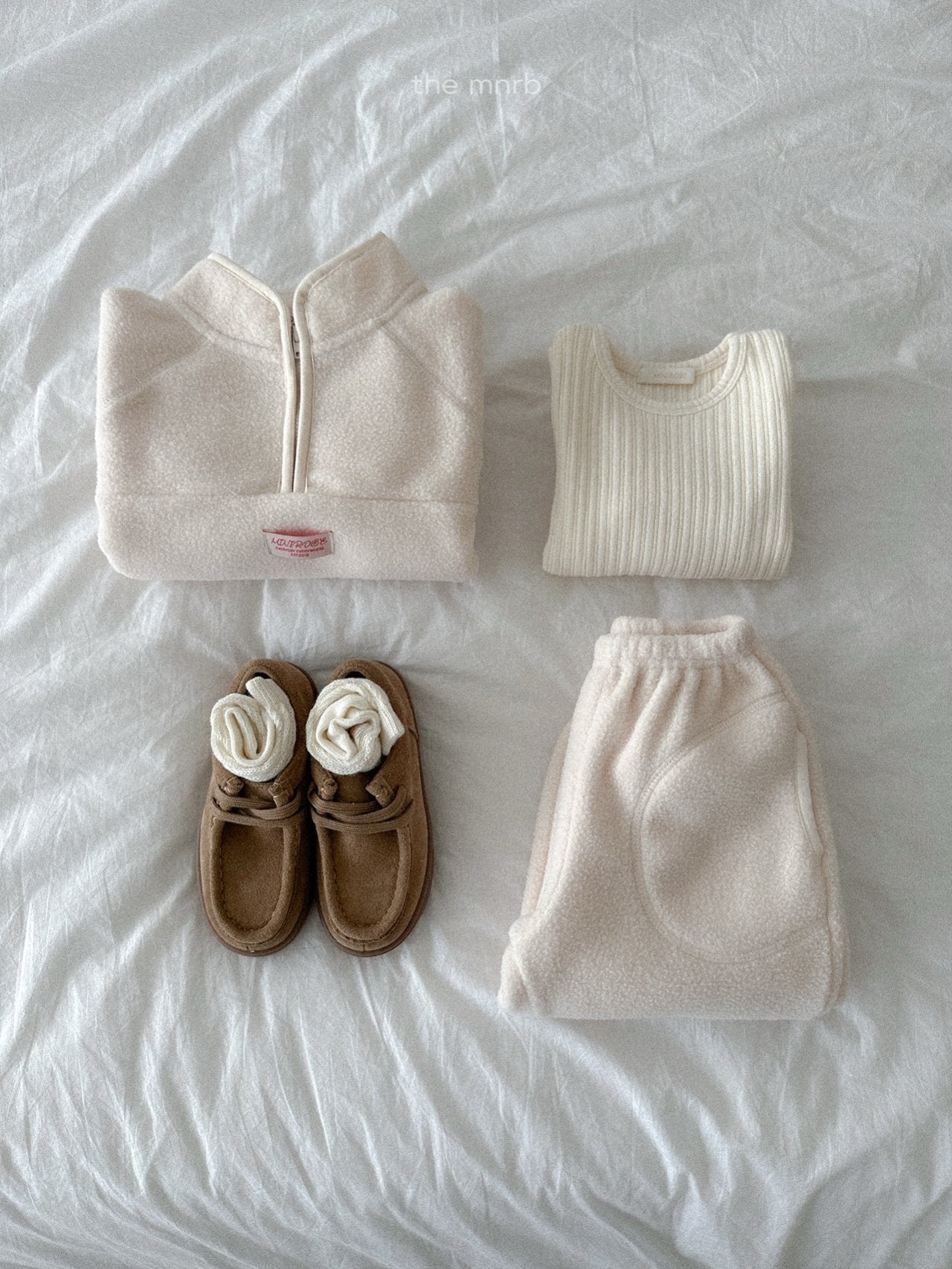 ［minirobe］King's fleece jogger pants