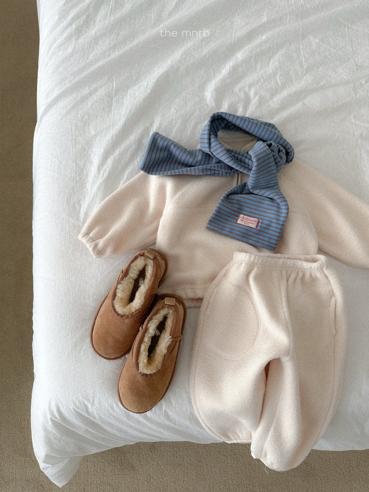 ［minirobe］King's fleece jogger pants