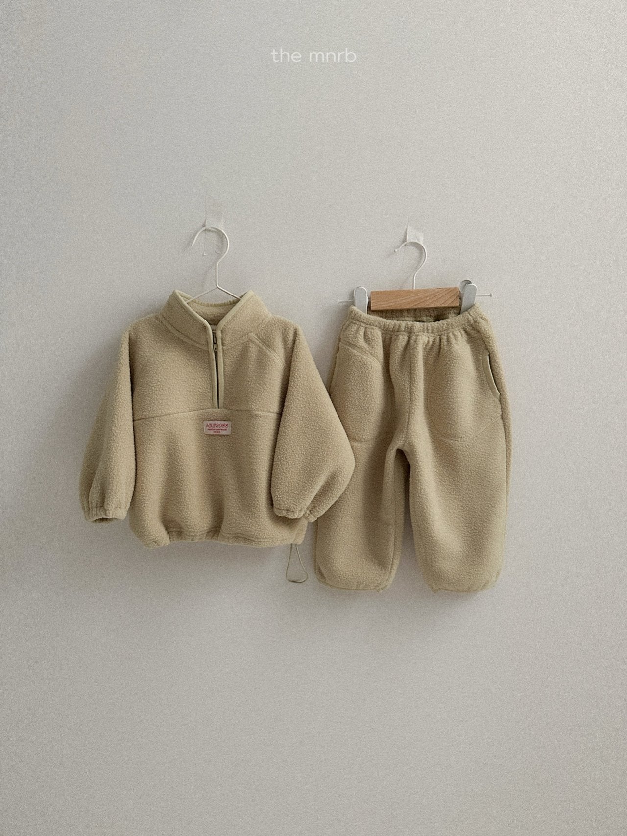 ［minirobe］King's fleece jogger pants