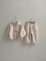 ［minirobe］King's fleece jogger pants