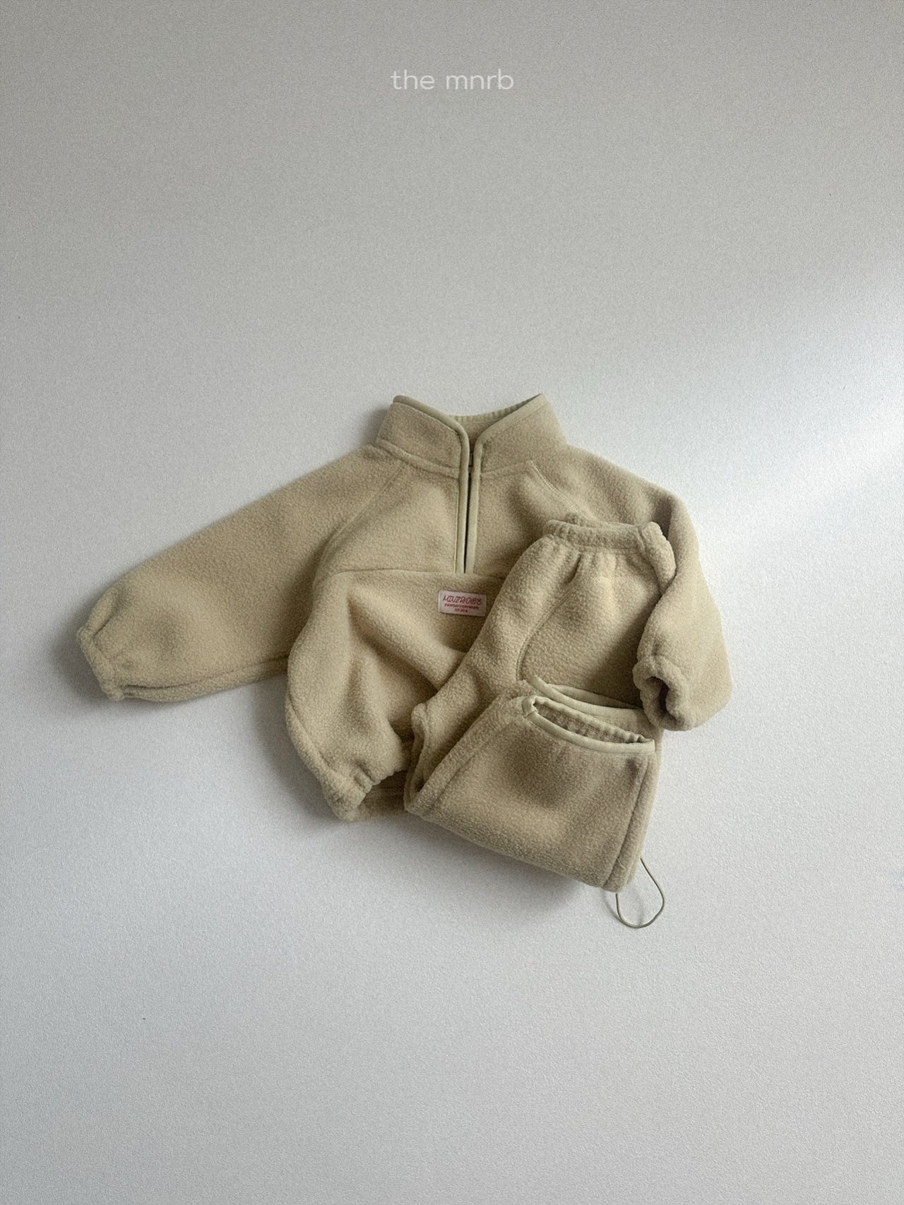 ［minirobe］King's fleece jogger pants