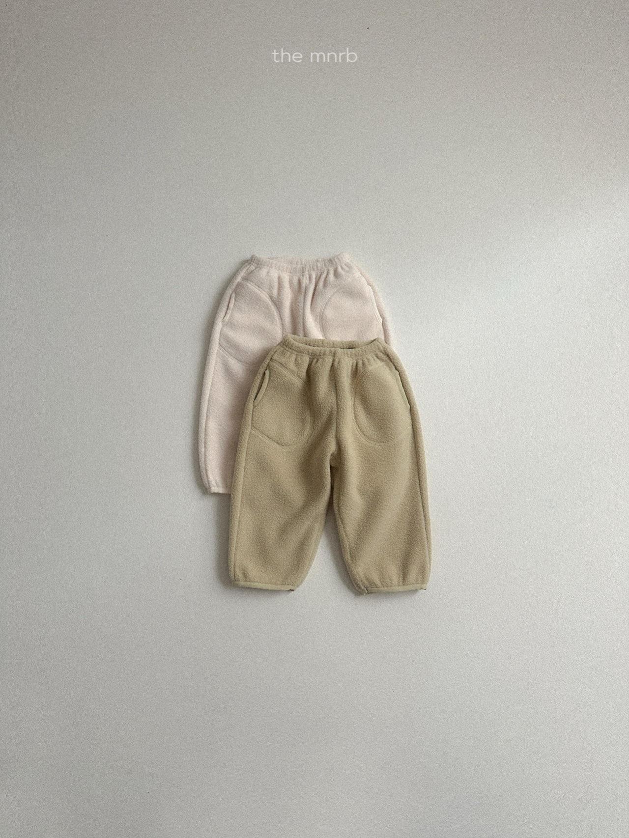 ［minirobe］King's fleece jogger pants