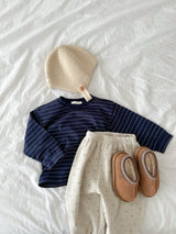 ［minirobe］James stripe T-shirt