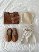 ［minirobe］James stripe T-shirt