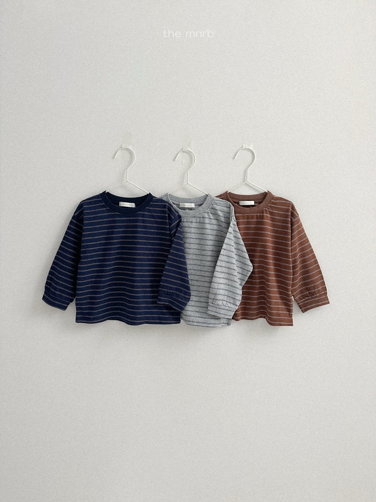 ［minirobe］James stripe T-shirt