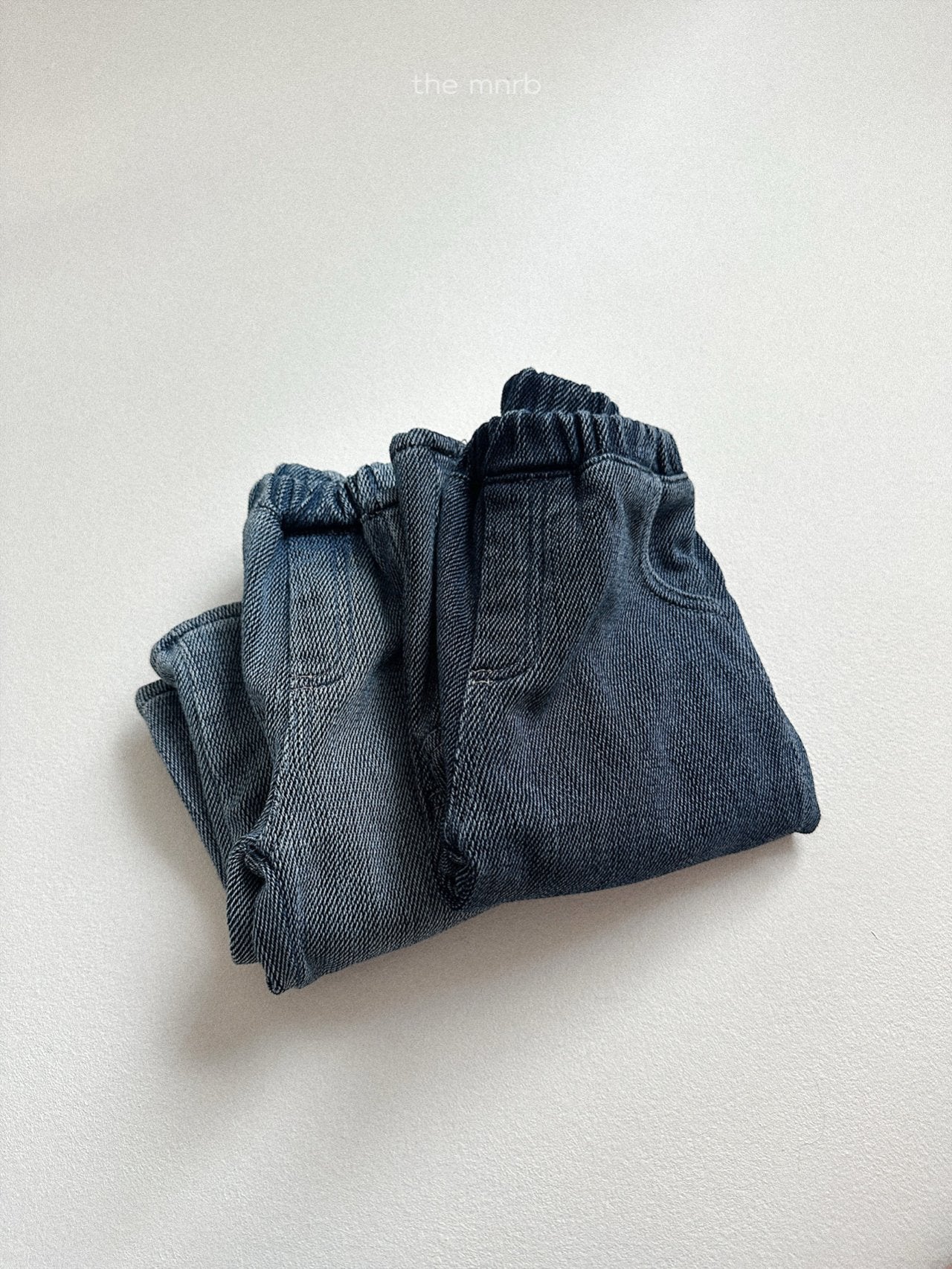 ［minirobe］Row denim pants
