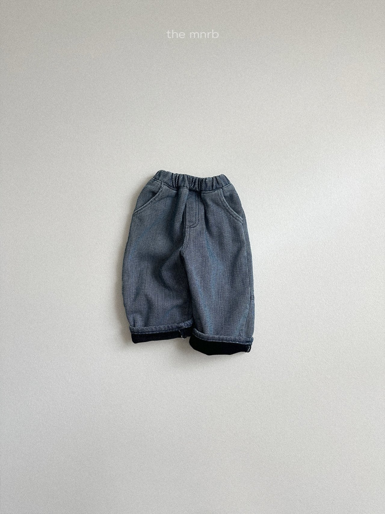 ［minirobe］Row denim pants