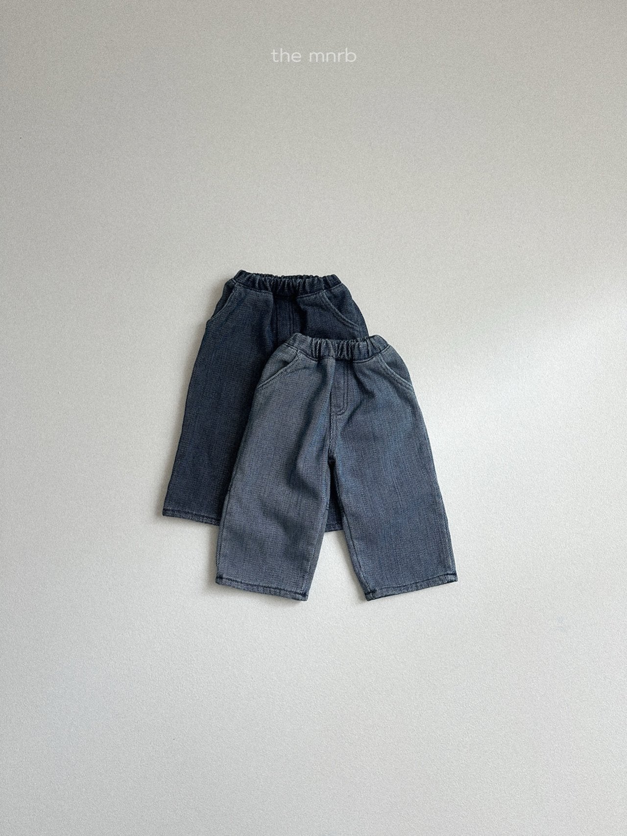 ［minirobe］Row denim pants