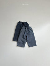 ［minirobe］Row denim pants