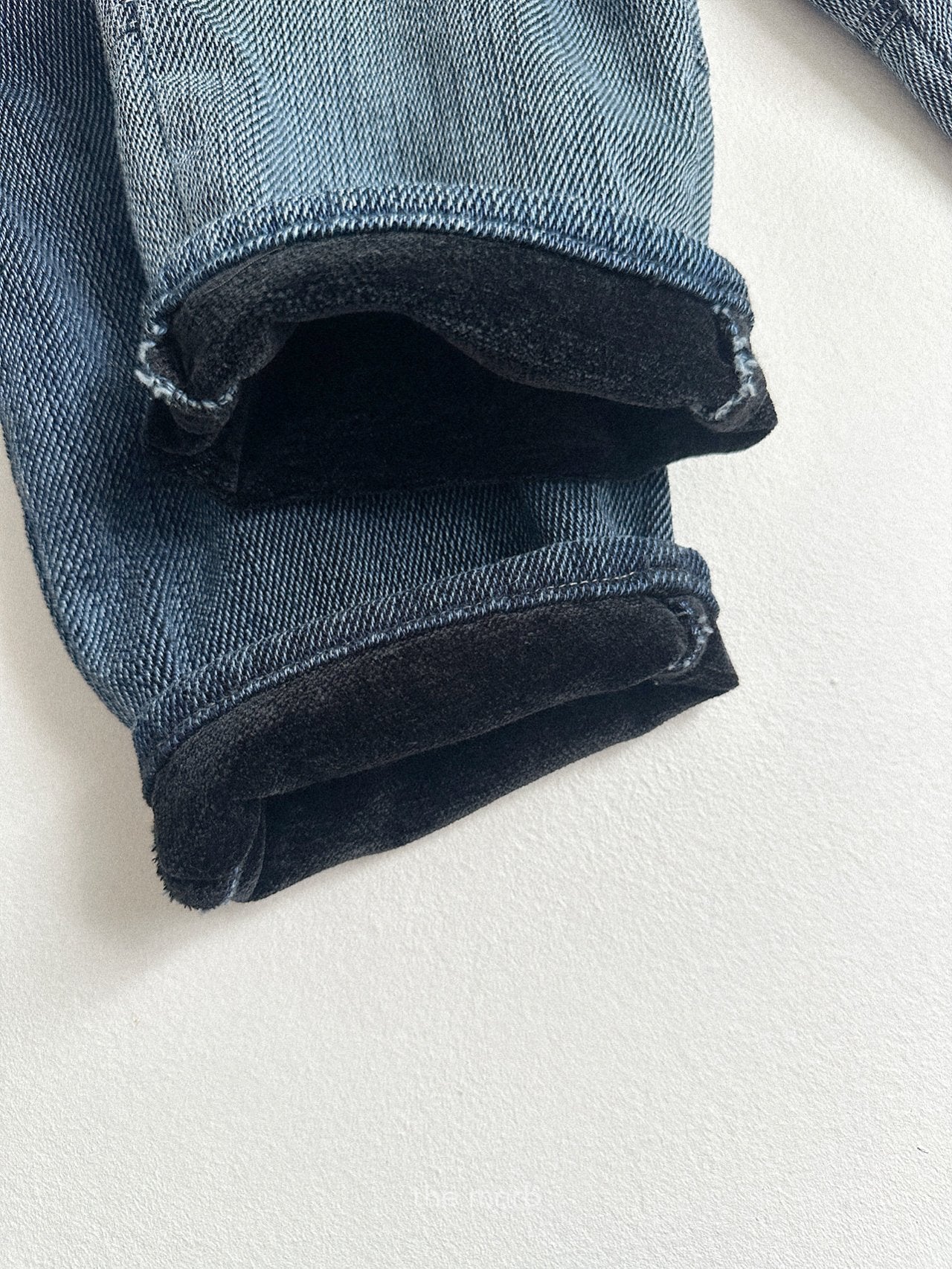 ［minirobe］Row denim pants