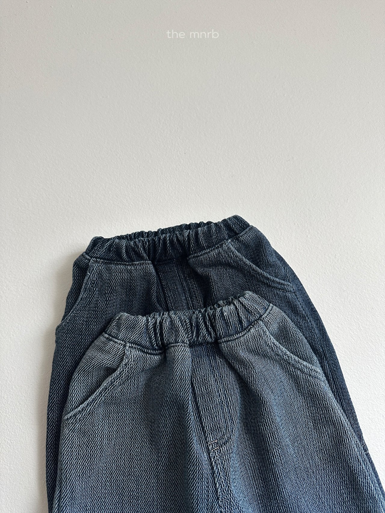 ［minirobe］Row denim pants