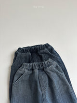 ［minirobe］Row denim pants