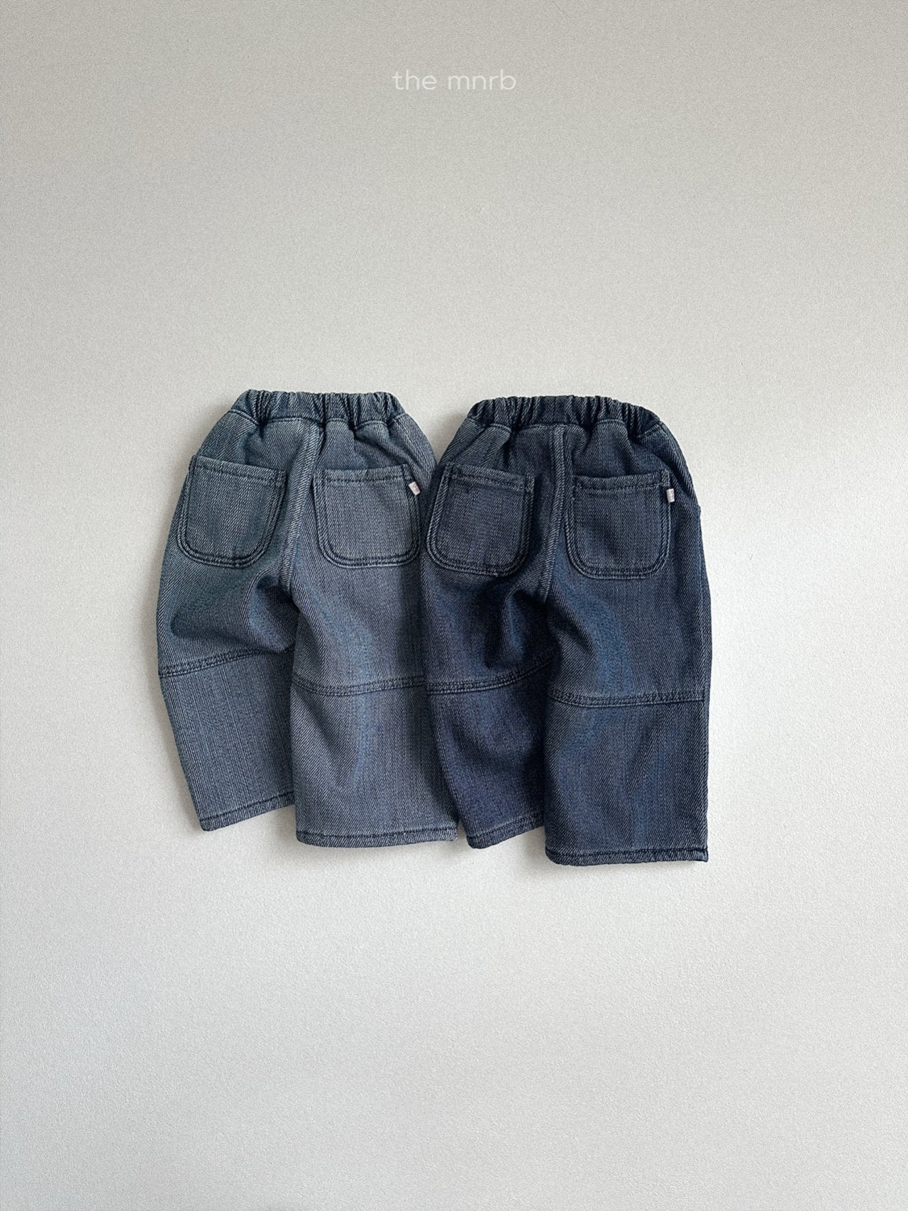 ［minirobe］Row denim pants