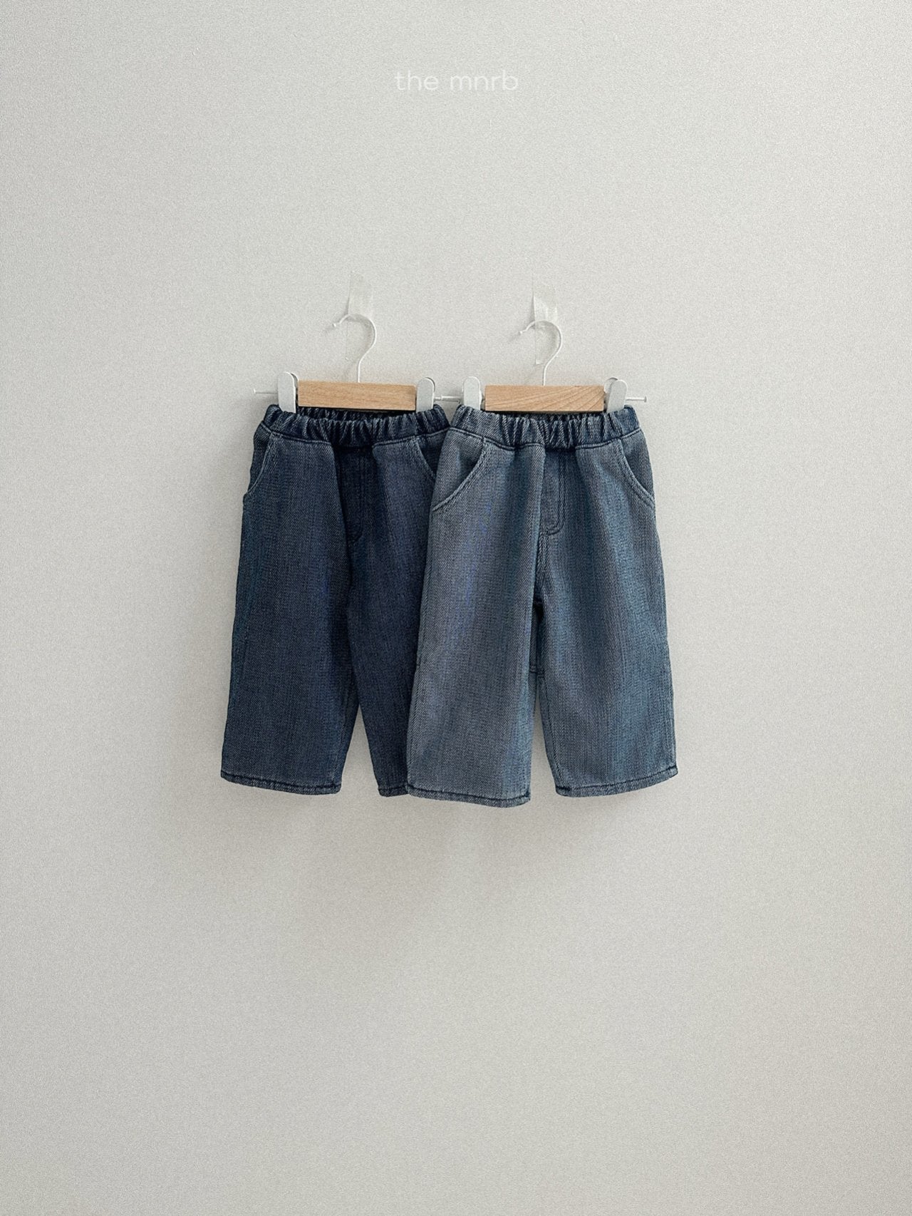 ［minirobe］Row denim pants