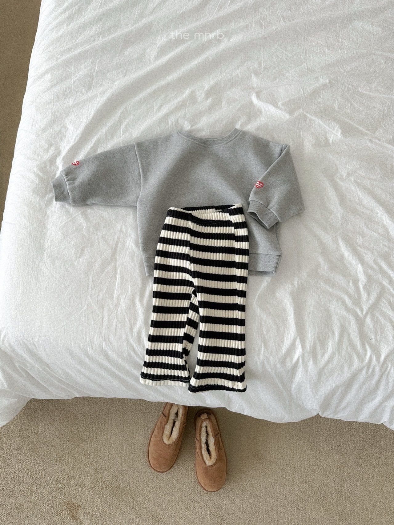 ［minirobe］Heart sweatshirt