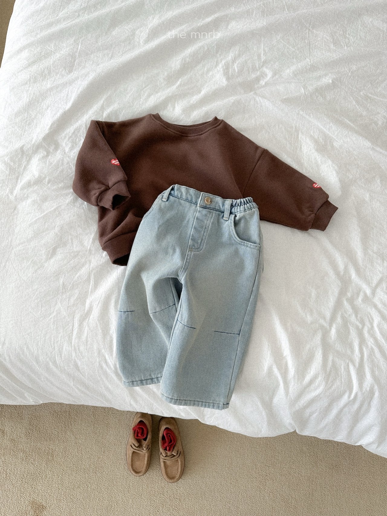 ［minirobe］Heart sweatshirt