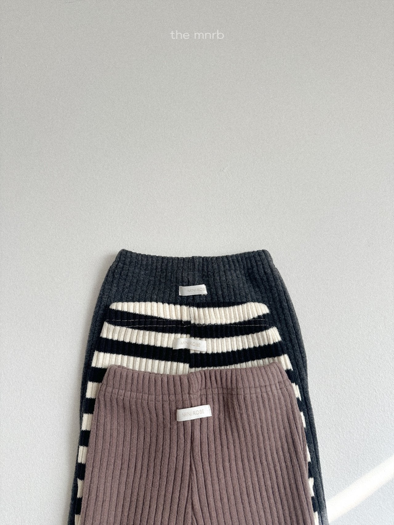 ［minirobe］Aloe ribbed bootscut