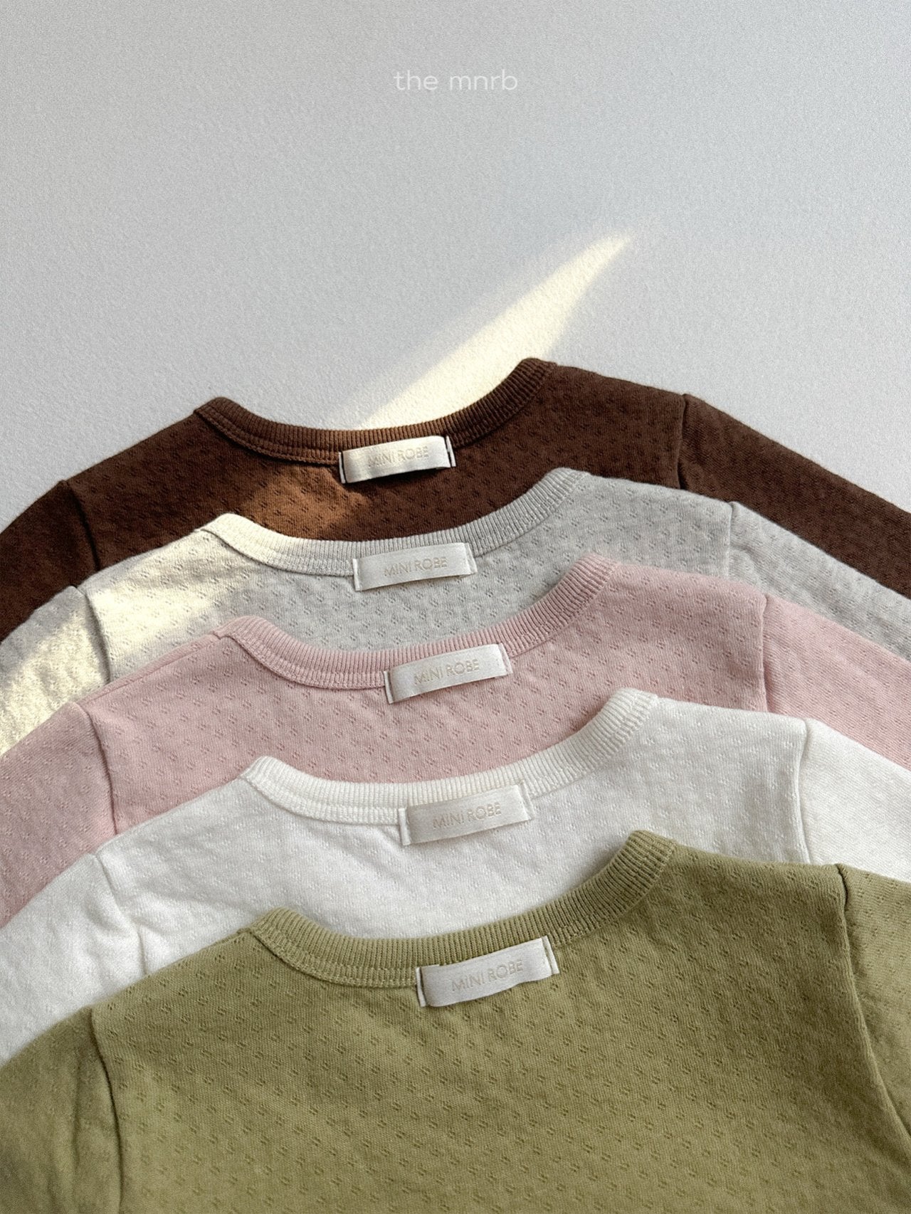 ［minirobe］Cottage round T-shirt