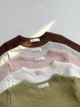 ［minirobe］Cottage round T-shirt