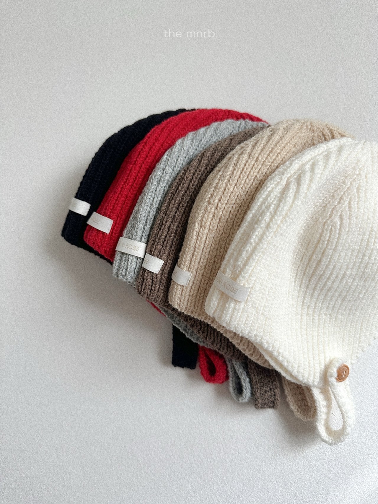 ［minirobe］Cashmere woolen beanie