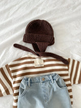 ［minirobe］Round hat with ears