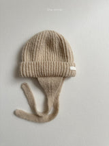 ［minirobe］Round hat with ears