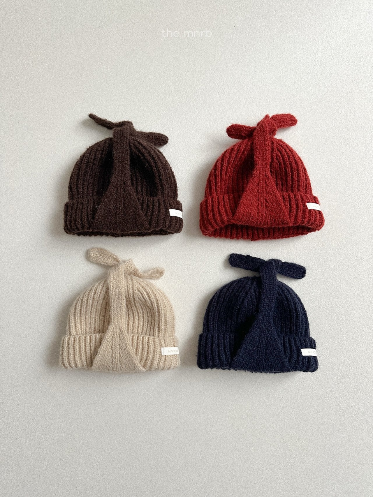 ［minirobe］Round hat with ears