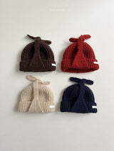 ［minirobe］Round hat with ears