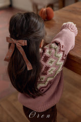 ［OREN］Reversible knit cardigan