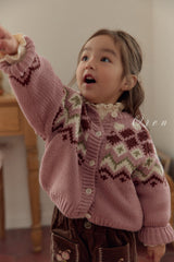 ［OREN］Reversible knit cardigan