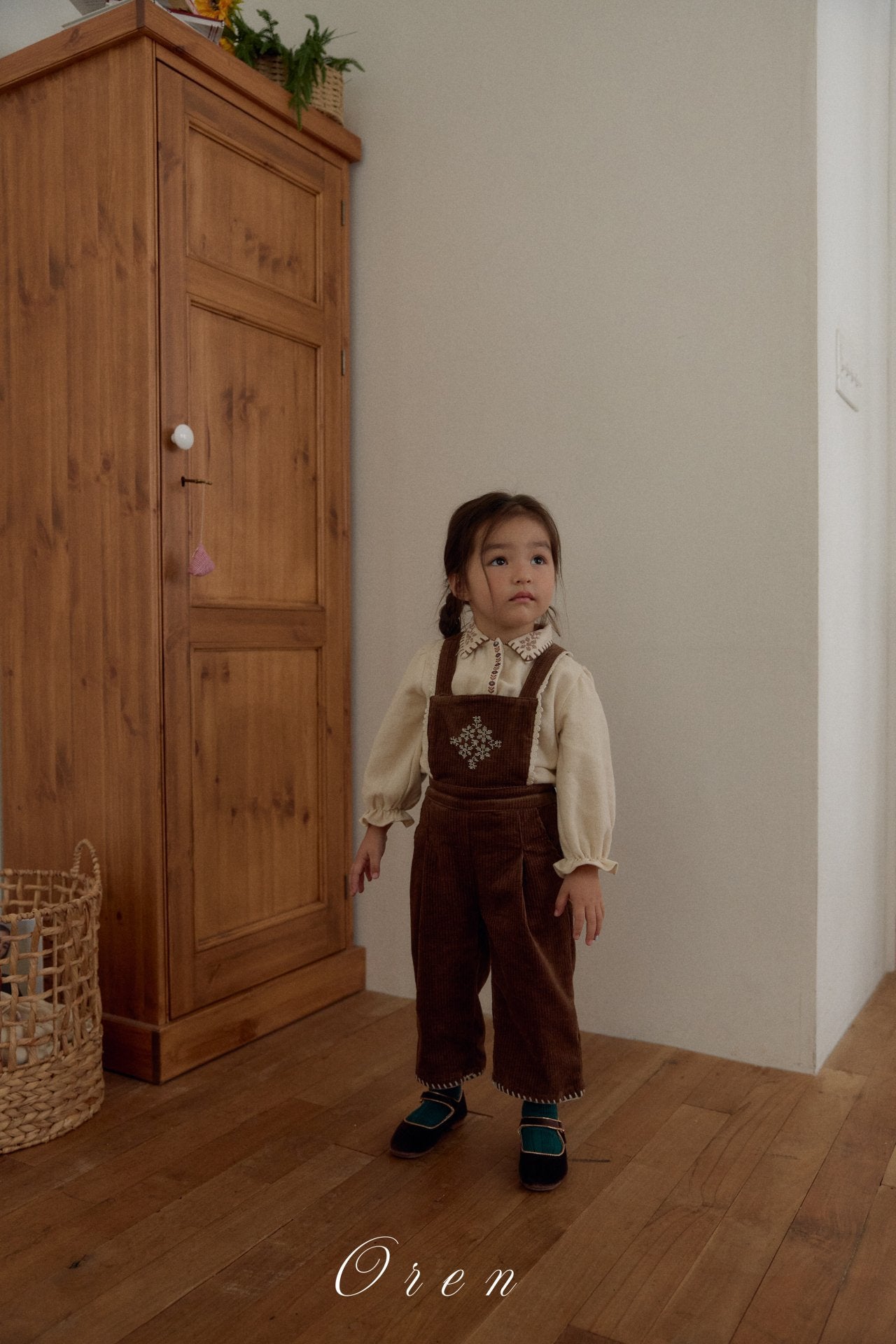 ［OREN］Nanette corduroy overalls