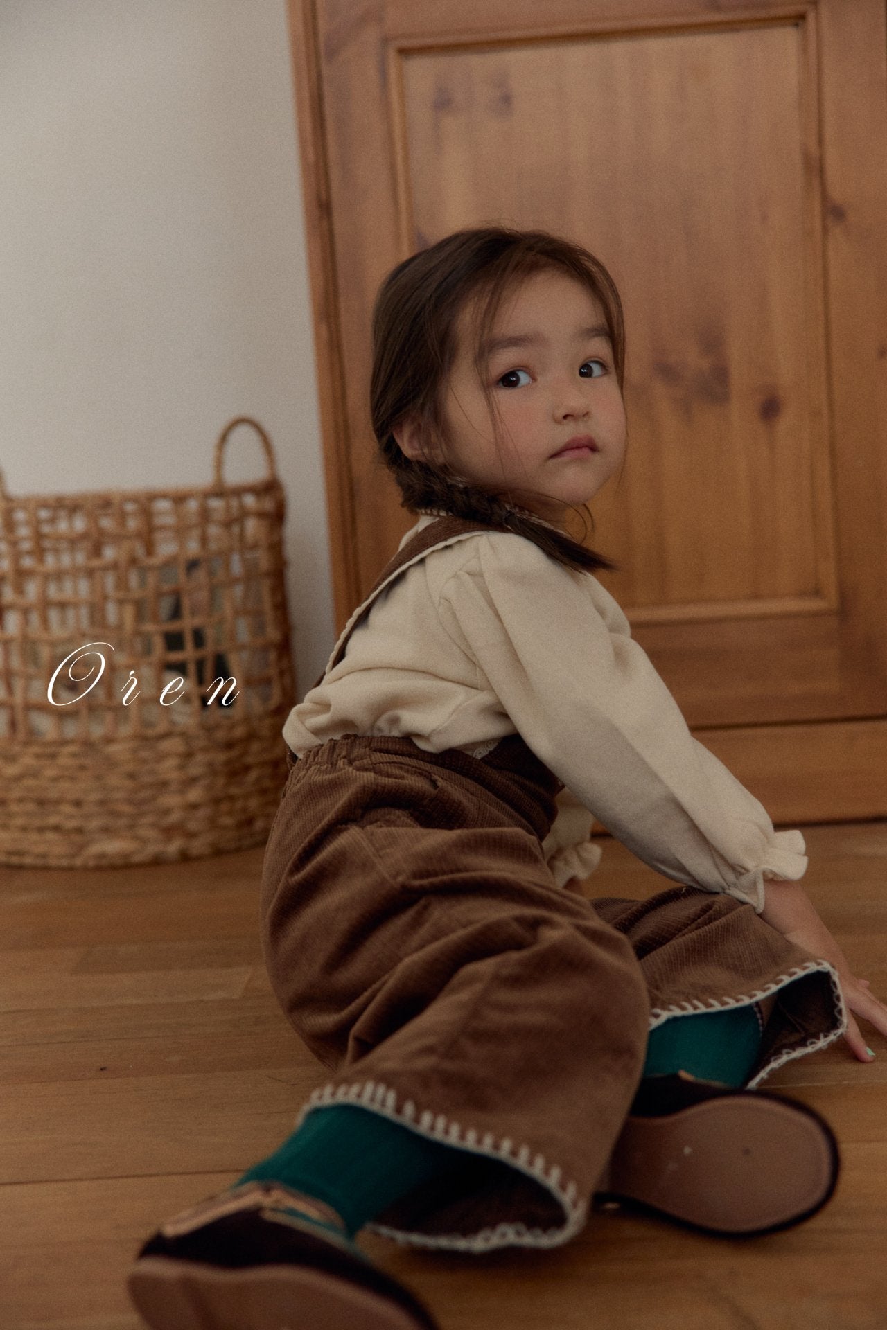 ［OREN］Nanette corduroy overalls