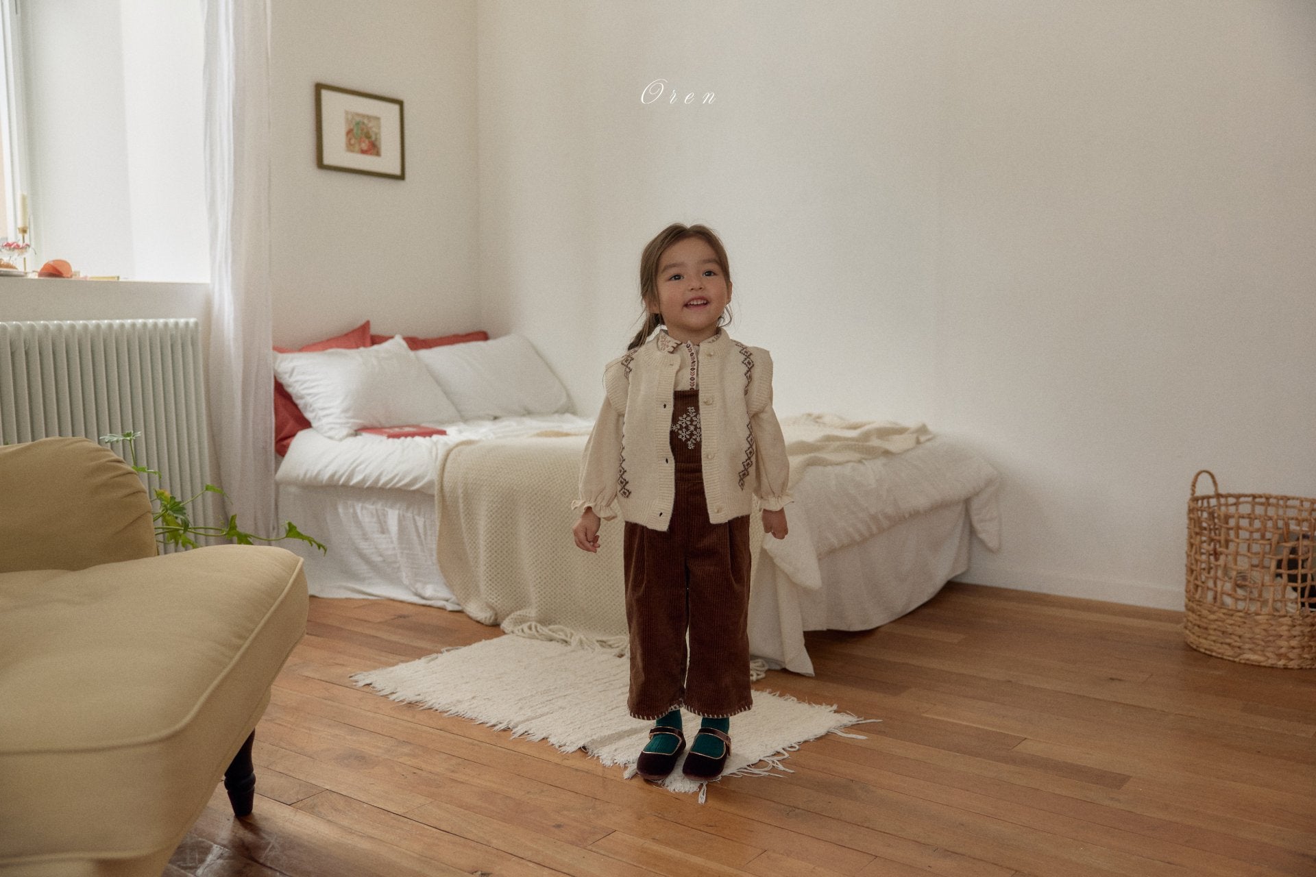 ［OREN］Natuur knit vest