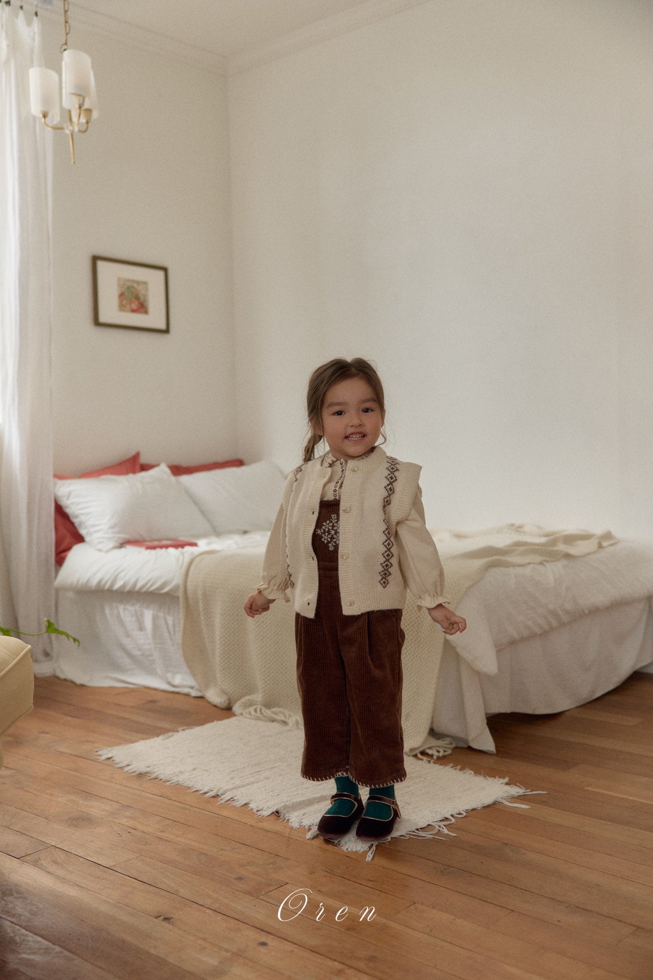 ［OREN］Nanette corduroy overalls