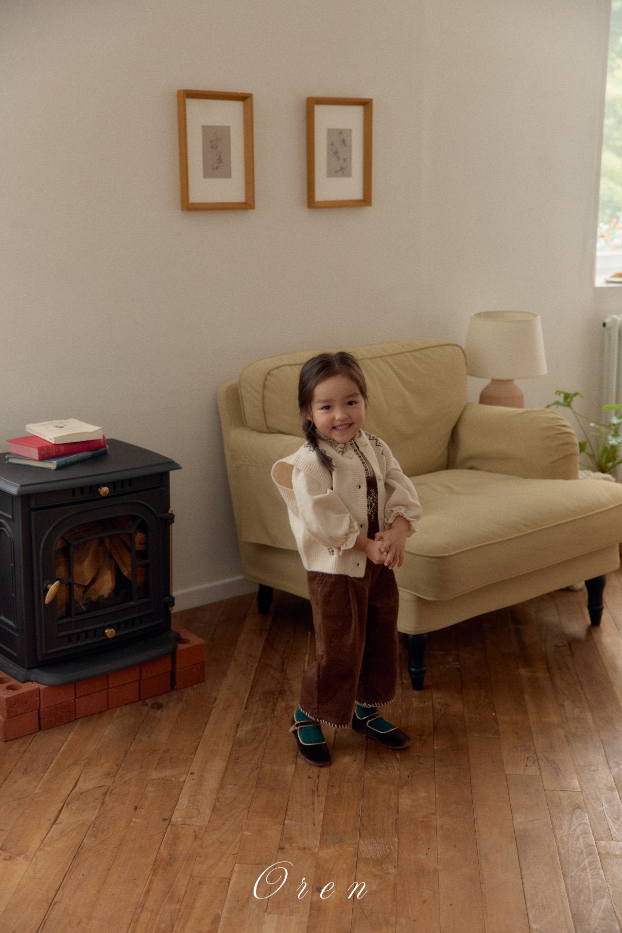 ［OREN］Natuur knit vest