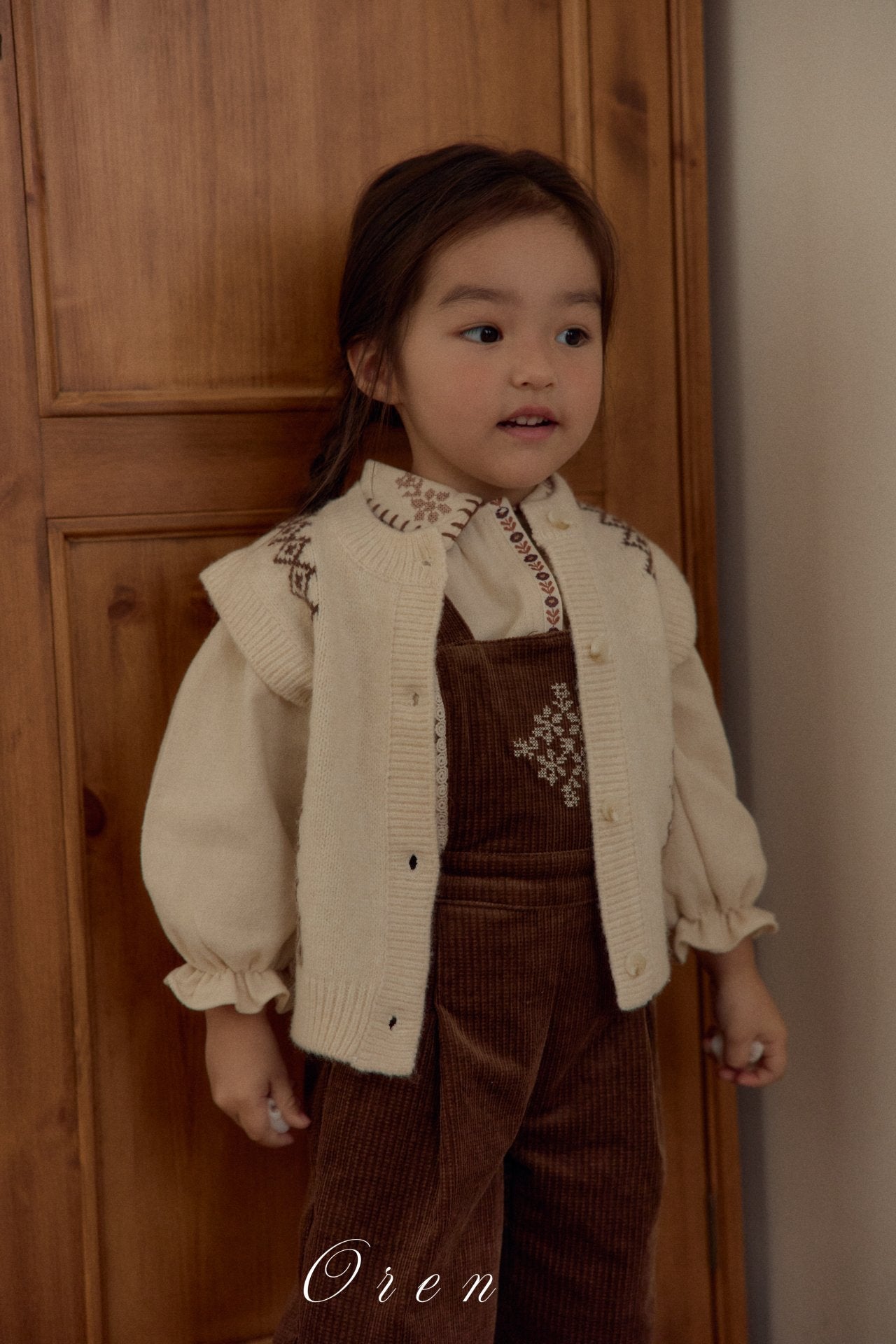 ［OREN］Natuur knit vest