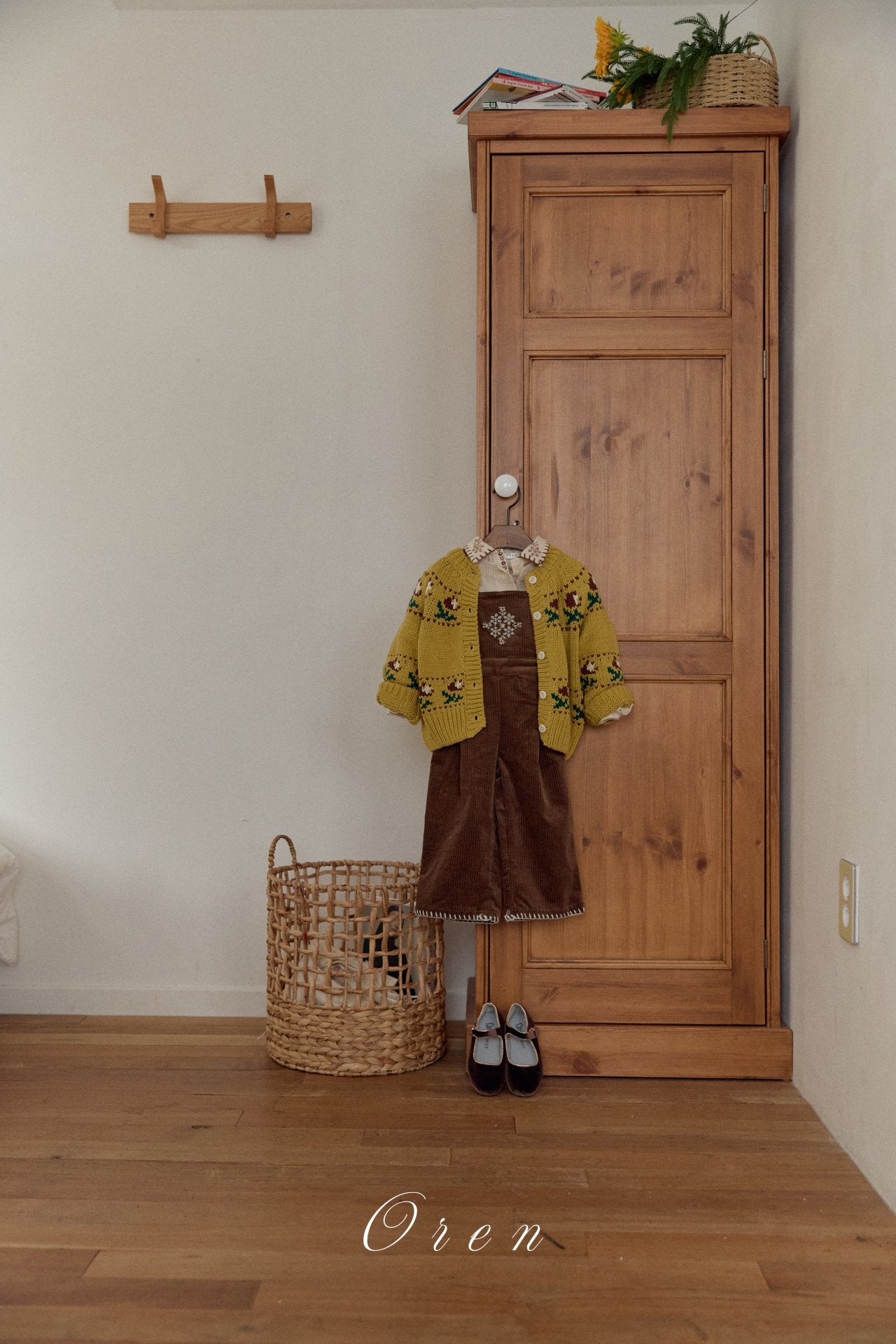 ［OREN］Belloti flower knit cardigan