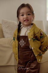 ［OREN］Belloti flower knit cardigan