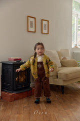 ［OREN］Belloti flower knit cardigan