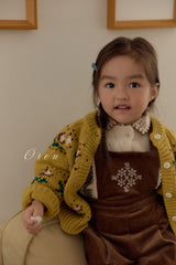 ［OREN］Belloti flower knit cardigan